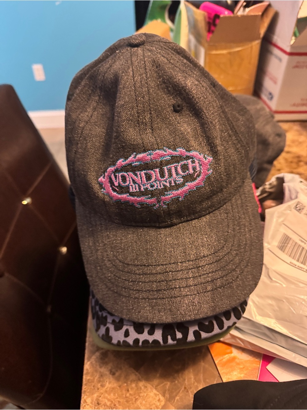 Baseball Cap on Table